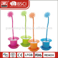 Haixing cleaning brush holder,Plastic toilet brush,toilet brush set WITH BASE